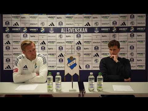 Presskonferens Östers IF - IFK Norrköping 20250825