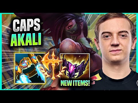CAPS CHILLING WITH AKALI! - G2 Caps Plays Akali MID vs Lillia! | Preseason 2022