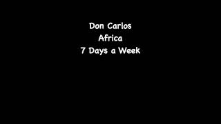 Don Carlos - Africa