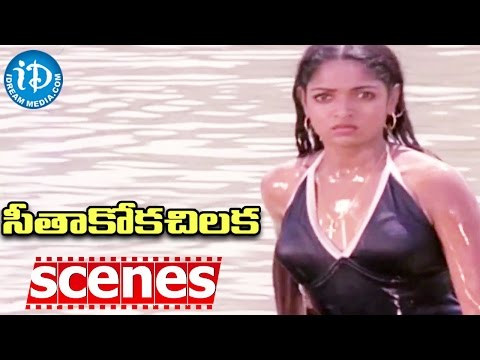 Seethakoka Chilaka Movie Scenes - Aruna Mucherla Quarrels With Karthik || Bharathiraja