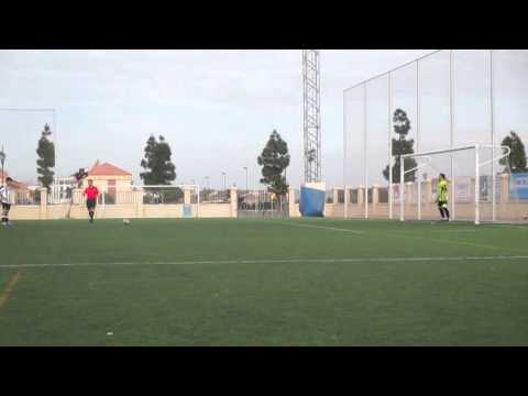 Penalty de Pitu. Los Alcázares - FC Cartagena B