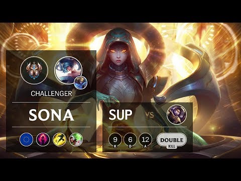 Sona Support vs Blitzcrank - EUW Challenger Patch 9.15