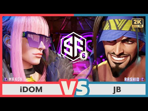 🔥 SF6 ❖  MANON (iDom) vs RASHID (Jon JB) ❖ Street Fighter 6 🔥