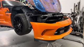 2013-2017 Dodge / SRT Viper front bumper removal.