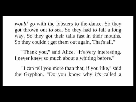 Alice's Adventure in Wonderland - chapter 10