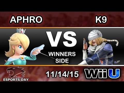 eSports Day – Aphro (Rosalina) Vs. 4GG | K9 (Sheik) Winners Side - Smash Wii U