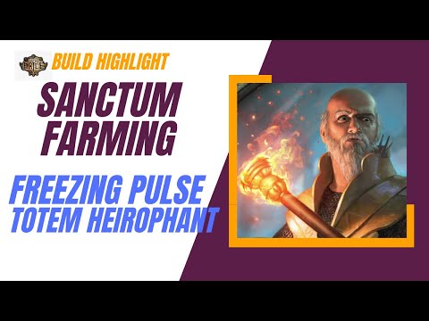 Path of Exile | 3.20 | Sanctum farming with freezing pulse\ Ice spear Totems