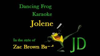 Zac Brown Band - Jolene (With Background Vocals) (Karaoke) - Dancing Frog Karaoke (Improved Audio)