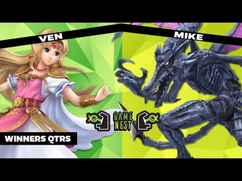 Game Nest Smash It Up: Sugoi | Ven (Zelda) vs Mike (Ridley/Wii Fit) - Winners Qtrs