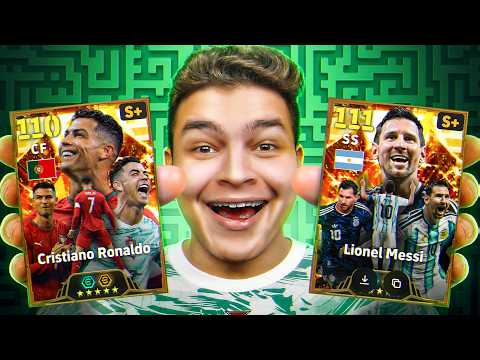 وأخيراً صفقه تااريخيه دبل ميسي 111 + كريستيانو 110 Big Time ب 500 كوينز🔥3 مهارات🤯!