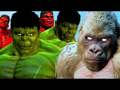 HULK ARMY Vs KING KONGS