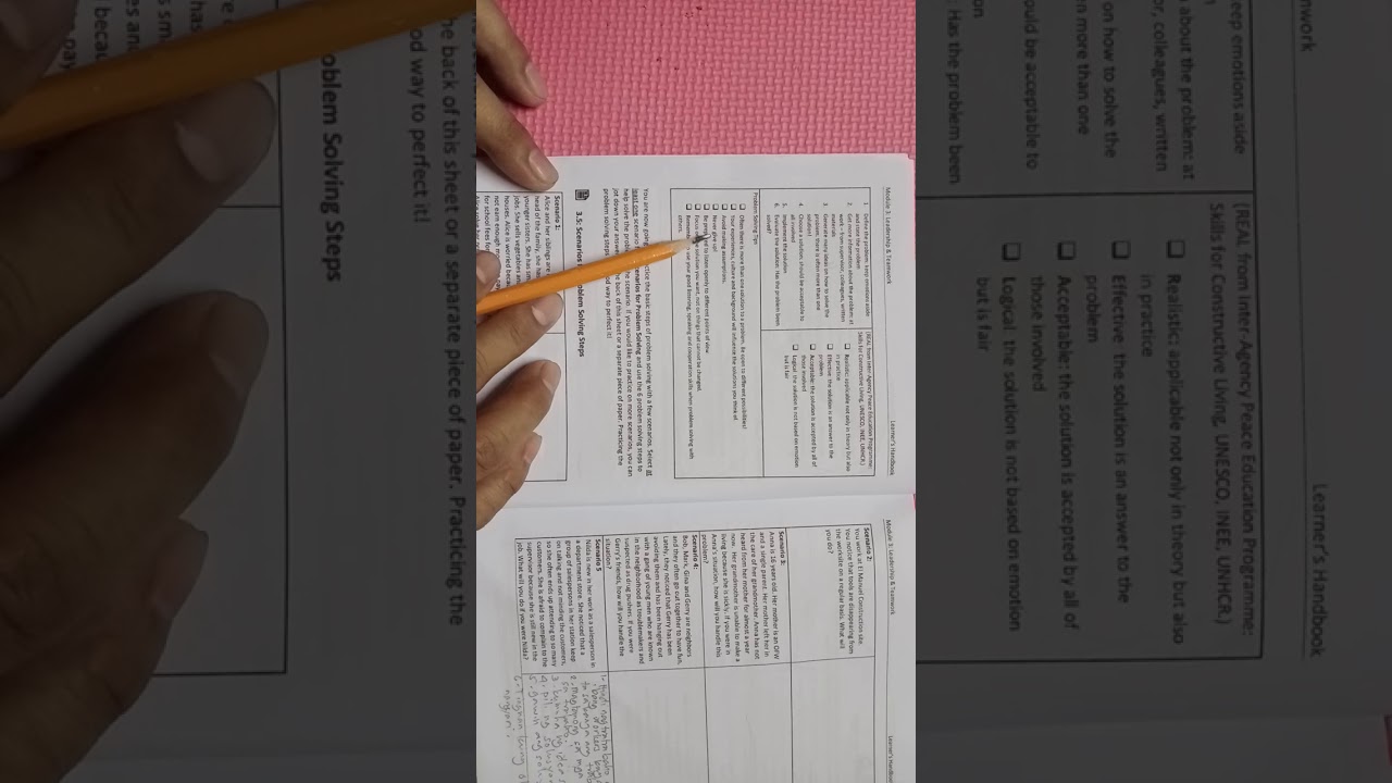 Module 3 Session 3 Activity 6 | Problem Solving Steps