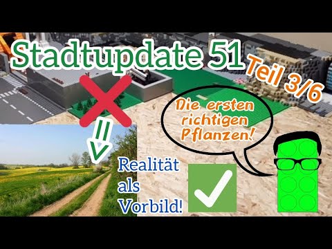 LEGO Stadtupdate #51 | Der Bau einer Legostadt Teil 52 - Das Sägewerk Teil 3/6 | DIE ERSTEN PFLANZEN