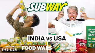 US vs. India Subway | Food Wars | Food Insider