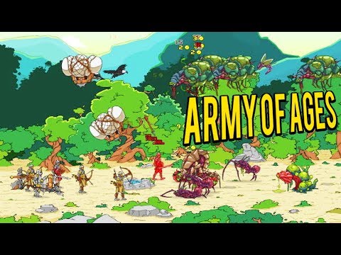 AGE OF WAR 3? Battling Aliens Through History - Army of Ages Gameplay