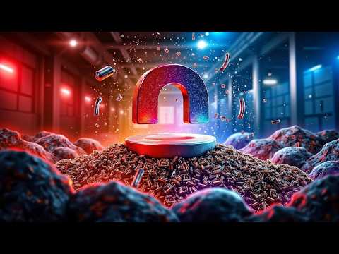 Como são Feitos os ÍMÃS Mais Poderosos do Mundo – A Incrível Força do Neodímio!