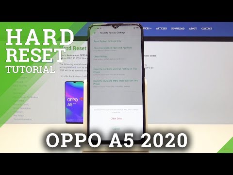How to Factory Reset OPPO A5 2020 – Delete All Content & Settings