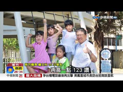 竹縣六座特色公園開箱 楊文科:打造幸福城市│中視新聞 20230709