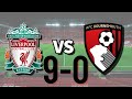 Liverpool 9-0 Bournemouth || Extended Highlights & All Goals 2022 HD