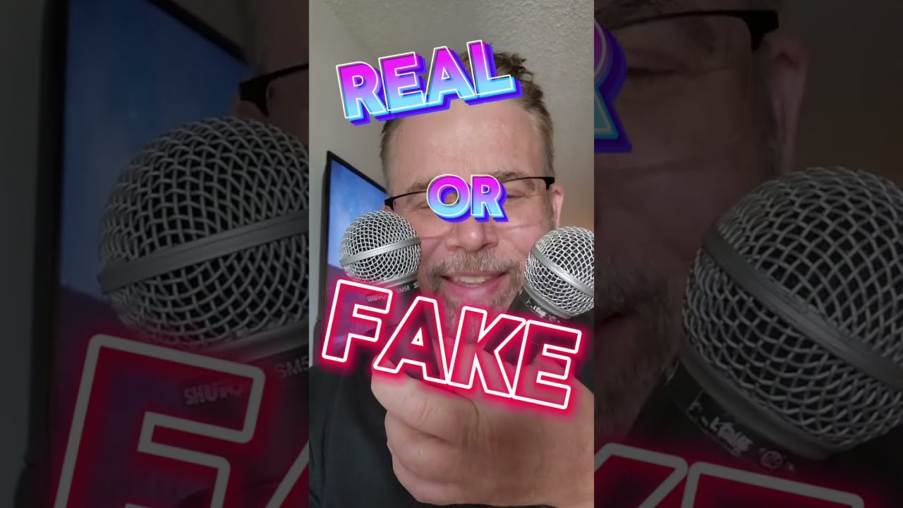 SM58 Real or Fake Shure Microphone