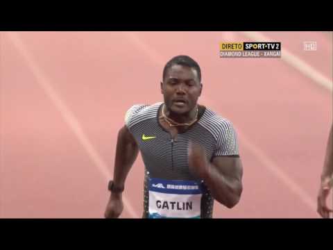 Justin Gatlin Side Camera Compilation
