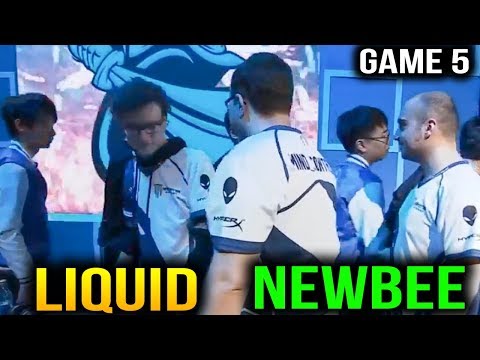 LIQUID VS NEWBEE Game 5 - THE FINAL MATCH Dota 2
