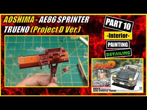 Thumbnail for How to build the AOSHIMA 1/24 TOYOTA AE86 SPRINTER TRUENO Initial D Project D Ver. PART 10 by Toyota Corolla Levin and Toyota Sprinter Trueno