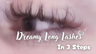 How to get LONG THICK lashes naturally ✨💋 || JUST 3 Steps ||