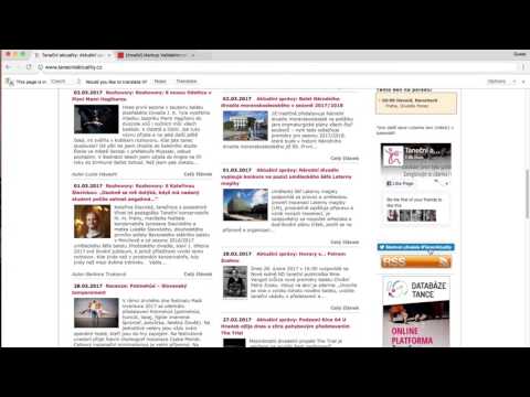 Vylepšete s námi Taneční aktuality!