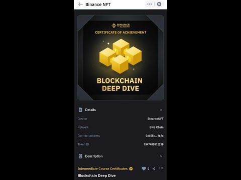 Academy Course Quiz  || || Get NFT plus Certificate ||  Blockchain Deep Dive
