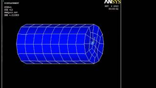 Download lagu Free Vibration of a Steel Circular Cylinder/Plate Combination. mp3
