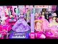 20 Minutes Satisfying Unboxing Royal Barbie Princess Bedroom Dress Up Playset ASMR Review Toys