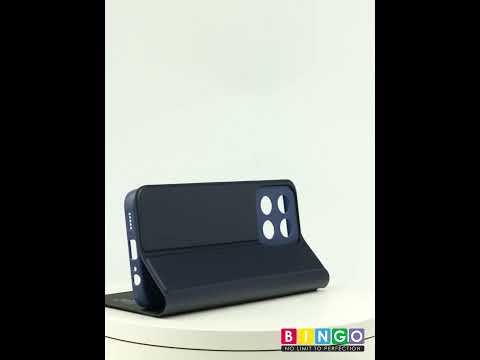 Миниатюра изображения товара Чехол-книжка Bingo Magnetic для Honor X5b/X5b Plus (темно-синий)