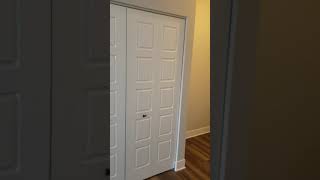 How to put a closet door back on track