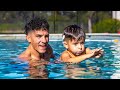 I Taught My Deaf Son How To Swim!!!