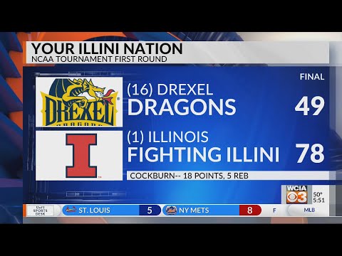 Illini advance in opening round over No. 16 seed Drexel