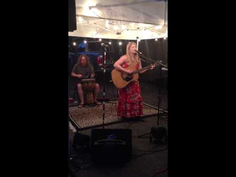 9/6/13 - Andrea McNeil Davis & Andy Selby performing at The Whiskey Wagon Radio Show.
