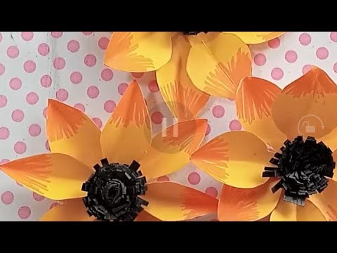 How to make paper flowers.DIY paper flowers.