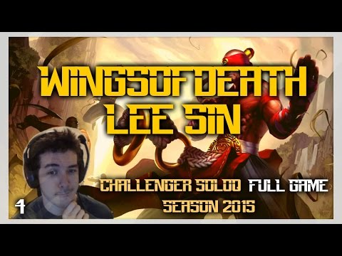 Wingsofdeath - Lee Sin vs Gragas - Jungle - NA Challenger SoloQ - Full game - Season 2015 - LoL