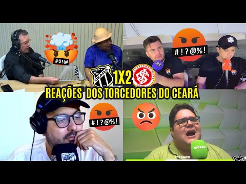 REAÇÕES DOS TORCEDORES DO CEARÁ NA DERROTA DE 2 A 1 PRO INTERNACIONAL EM CASA - BRASILEIRÃO 2025
