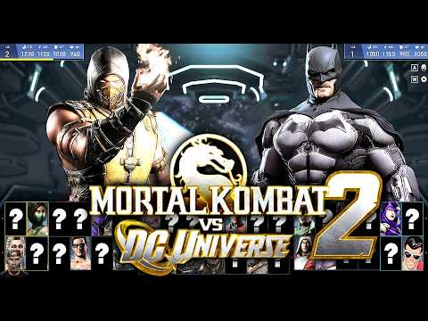 My Dream Roster for 'Mortal Kombat vs DC 2'