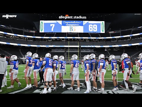 HIGHLIGHTS: #4 Bishop Gorman Beats Arbor View 69-7 to Win 4th Straight State Title