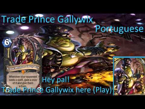 Trade Prince Gallywix card sounds in 12 languages -Hearthstone✔