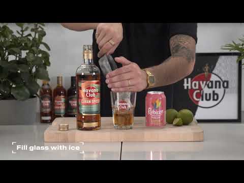 Havana Club Cuban Spiced - The Cornershop Serves - with Rubicon Guava