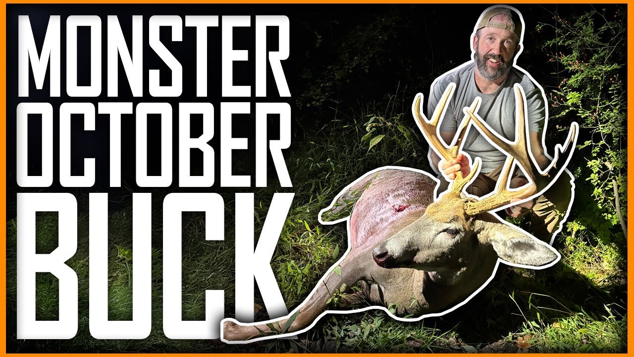 MONSTER OCTOBER BUCK with a RECURVE | The Push Archery