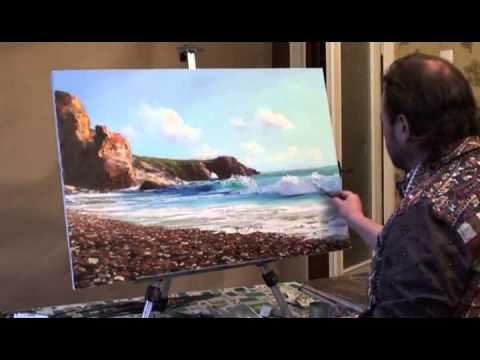 FREE! Full video "seascape with gulls" painter Igor Sakharov