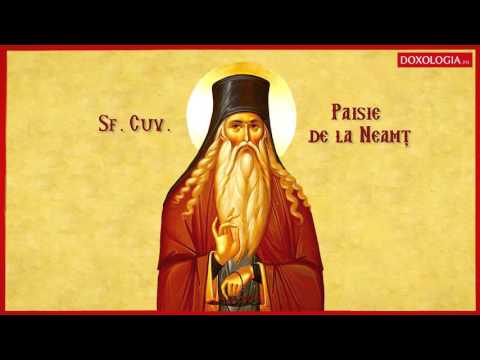 Troparul Sfântului Cuvios Paisie de la Neamț (15 noiembrie)