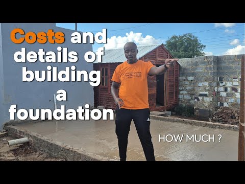 Part 1 | How to Build a foundation | Cost of building | Township rental units