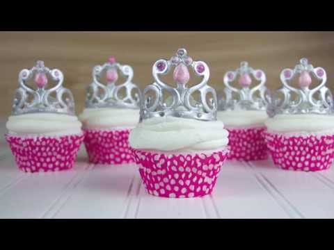Princess Crown Cupcake Toppers