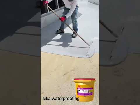 Sika waterproofing of roof || #drfixit #waterproofing #waterproof #watercolorpainting #roof #paint
